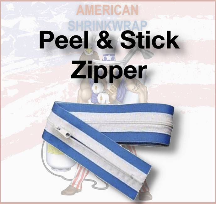 Peel and Stick Zipper