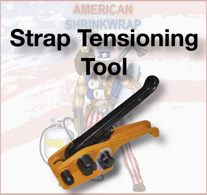 Strap Tensioning Tool for Woven Cord Strapping